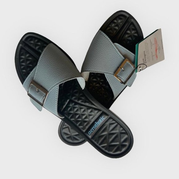 ❤️Aerothotic Women Softy Slides Arch Support Summer Blue Size 6 - Picture 2 of 2